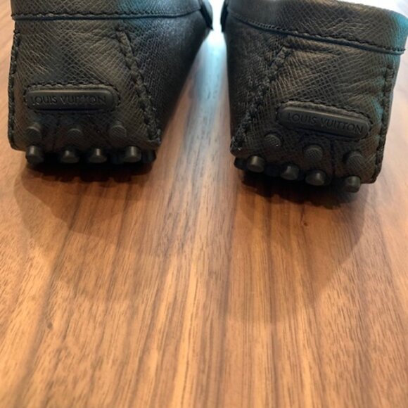 Louis Vuitton Men's Hockenheim Black Leather Loafers - Picture 6 of 9